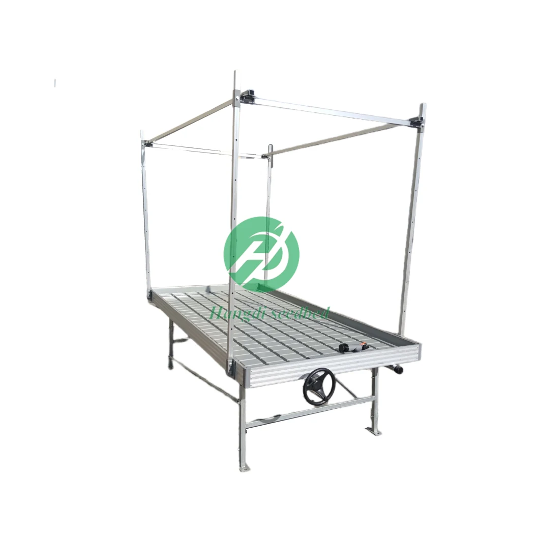 Commercial Rolling Bench Hydroponic Grow Table or Ebb and Flow Table